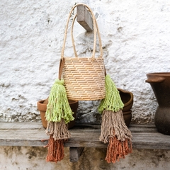 Bolsa de Palha com Tassel Eco