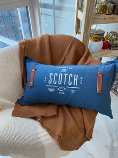 almohadón SCOTCH JEANS con cuero