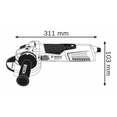 Amoladora angular Bosch Prof GWS 17-125 CIE 1010W 220V - comprar online