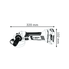 Amoladora Angular Inalámbrica Bosch 125mm 18V GWS 18-125v-Li - comprar online