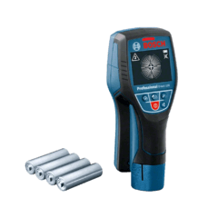 Detector de pared Bosch D-Tect 120 detecta Pvc, metal y cableado.