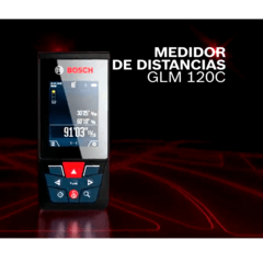 Medidor de distancias laser Bosch Glm120 con Bluetooth. - tienda online