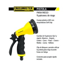 Pistola De Riego Crossmaster 9937916 - 9 Patrones - comprar online