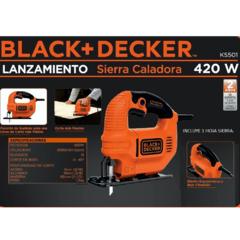 Sierra caladora Black+Decker 420W - Industrialagos