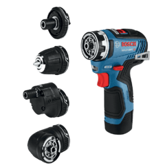 ATORNILLADOR Y TALADRO A BATERÍA BOSCH GSR 12V-15 FC FLEXICLICK, 12V.