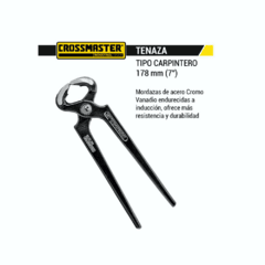 Tenaza Carpintero Crossmaster 9972206, 7"-178MM Acero Cromo Vanadio Forjado - comprar online