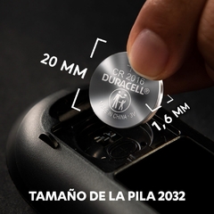 Duracell Pila 2032 especializada, batería CR2032 botón de litio, 5 pilas en internet