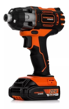 Atornillador Destornillador De Impacto Inalámbrico 20v - Hamilton Ultimate Ult112 - Incluye Accesorios Batería Cargador - Velocidad Variable