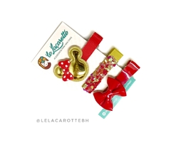 Hair Clips Minnie Natal