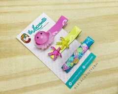 Hair clips fundo mar - polvo