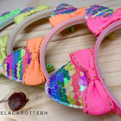 Tiara gatinha neon - comprar online