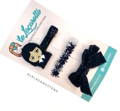 Hair Clips Wandinha rostinho