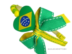 Tiara coração Brasil - comprar online