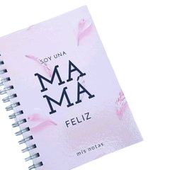 Cuaderno Mamá Feliz rosa - comprar online