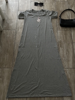 vestido gris - comprar online