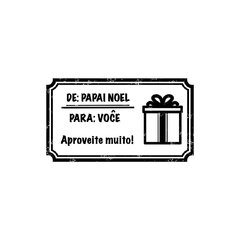 CARIMBO SELO DE PAPAI NOEL PARA VOCÊ - comprar online