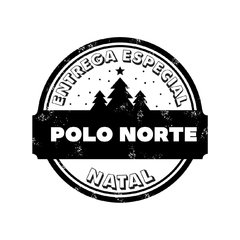 CARIMBO SELO ENTREGA ESPECIAL POLO NORTE - comprar online