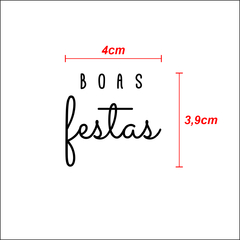 CARIMBO BOAS FESTAS - comprar online