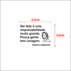 CARIMBO CLARICE LISPECTOR - comprar online