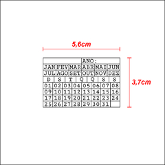 CARIMBO CALENDÁRIO MAIOR - comprar online