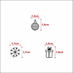 KIT CARIMBOS DE NATAL 02 - A'Gravura