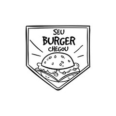 CARIMBO SEU BURGER CHEGOU 2 - comprar online