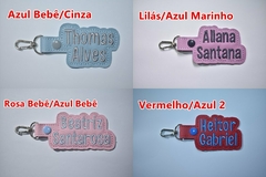 Chaveiro Personalizado Até 20 caracteres (2 linhas) para Mochilas e Malas - comprar online