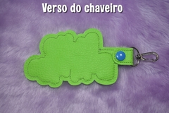 Imagem do Chaveiro personalizado Até 20 caracteres (2 linhas) - Fonte Kids - para mochilas e malas