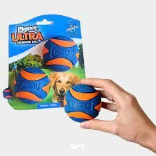 Chuckit! Bola Ultra Squeaker 2 unidades - Compre brinquedos de Enriquecimento Ambiental para Pets | Hoa Pet Toys