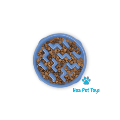 Comedouro Lento Fun Feeder para Cães - Azul