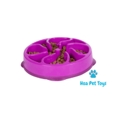 Comedouro Lento Fun Feeder para Cães - Roxo - Compre brinquedos de Enriquecimento Ambiental para Pets | Hoa Pet Toys