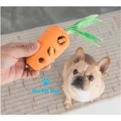 Cenoura Recheável - Compre brinquedos de Enriquecimento Ambiental para Pets | Hoa Pet Toys