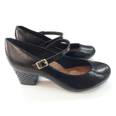 Moleca 5708.103 Sapato Feminino Boneca Confort Salto Grosso - loja online