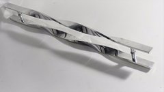 Puxador Torcido Em Alumínio Barra Chata Torcido 160cm - comprar online