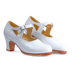 Zapatos de folklore modelo Sofia Blanco - comprar online