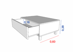 Mesa centro LINEA MINIMAL - comprar online