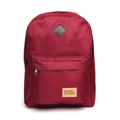 Mochila Escolar/diaria Clasica Bordo Rock Store - comprar online