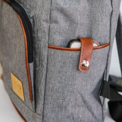 Mochila Norte Gris Melange - Nuna