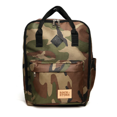 Mochila Escolar/diaria Camuflada Rock Store - tienda online