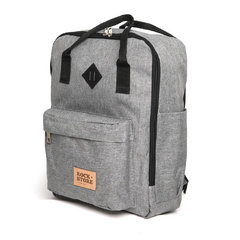 Imagen de Mochila Escolar/diaria Gris Rock Store