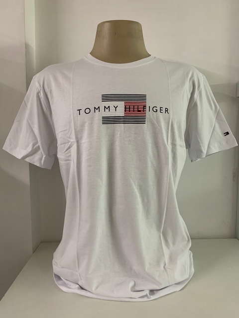 Camiseta Tommy Hilfiger Vermelha (frente e costas)