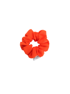 Scrunchie Naranja Flúo