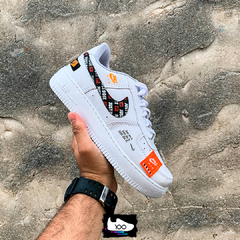 AIR FORCE JUST WHITE ORANGE - comprar online