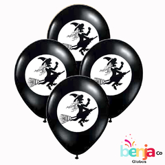 GLOBOS ESTAMPADOS BRUJA