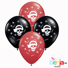 GLOBOS ESTAMPADOS PIRATAS