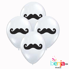 GLOBOS ESTAMPADOS BIGOTES DIA DEL PADRE