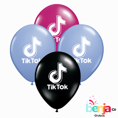 GLOBOS ESTAMPADOS TIK TOK