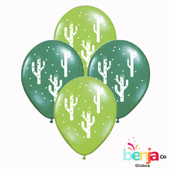 GLOBOS ESTAMPADOS CACTUS