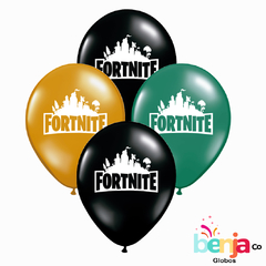 GLOBOS ESTAMPADOS FORTNITE