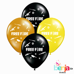 GLOBOS ESTAMPADOS FREE FIRE